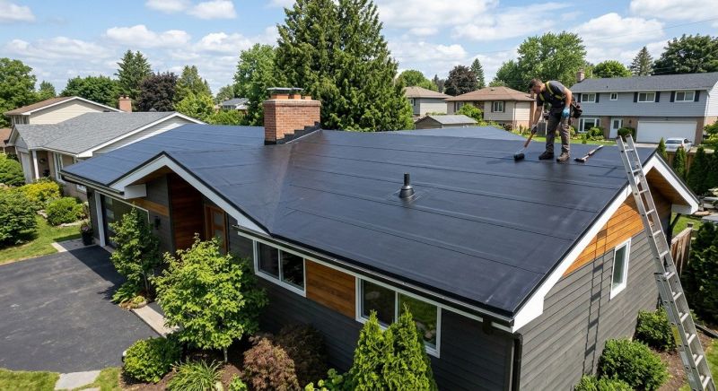 EPDM Roof Installation in Fredericksburg, VA