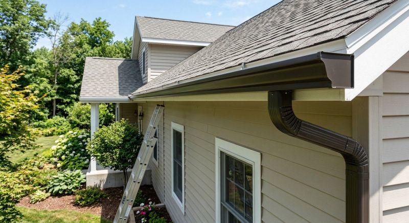 Steel Rain Gutter Installation in Mcdonough, GA