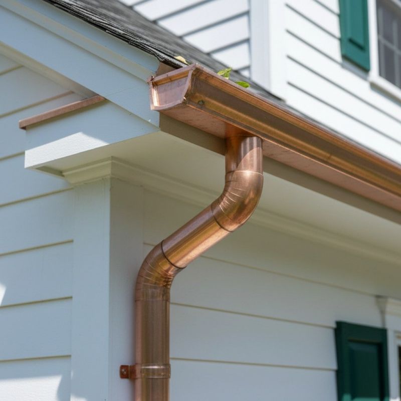Copper Gutter Replacement in Mcdonough, GA